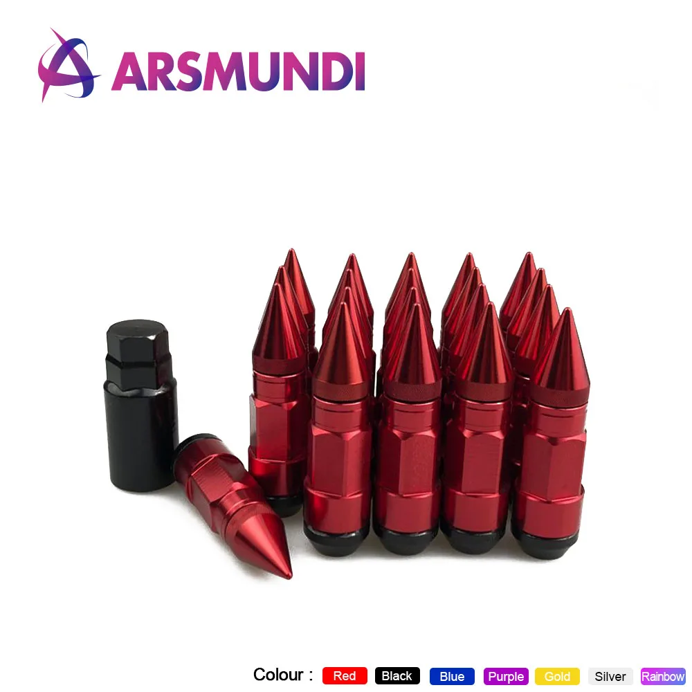 20 шт. гоночные композитные гайки противоугонная гайка из алюминиевого сплава с