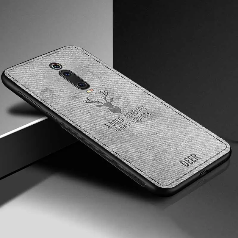 Серый Keajor чехол для Xiaomi mi 9t Pro Чехол из мягкой ткани бампер Fundas TPU силиконовая рамка задняя крышка для Xiaomi mi 9T mi 9T Pro hoesjes - Цвет: Серый