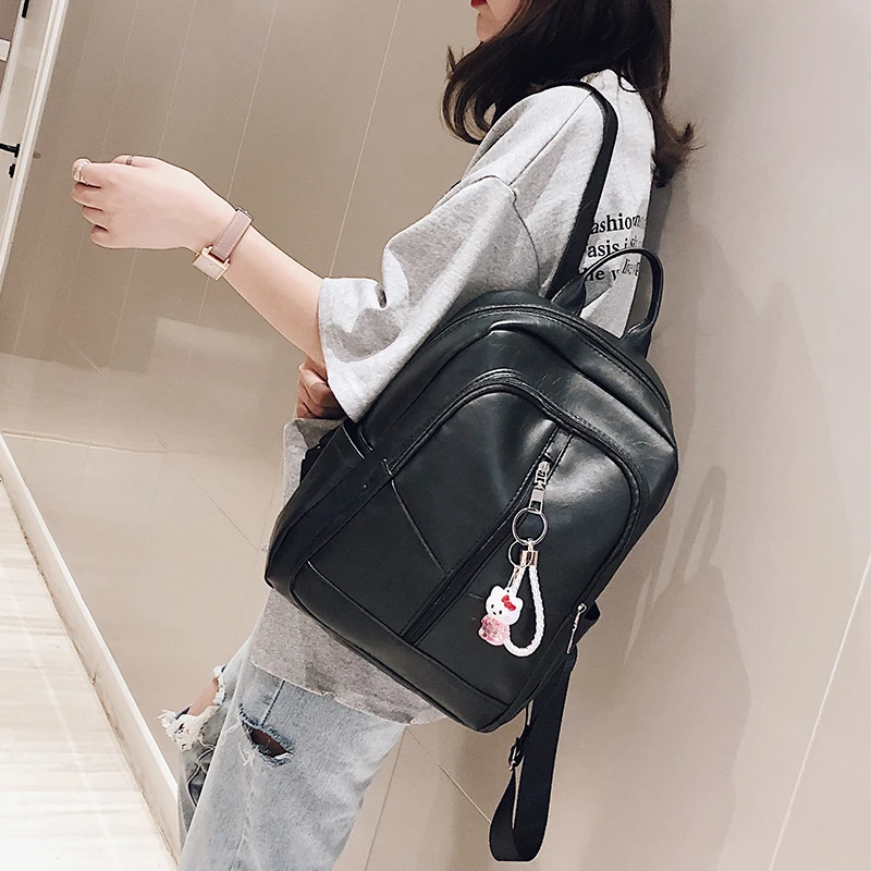 Женский кожаный рюкзак Sac a Dos повседневный на плечо для путешествий 2019 | Багаж и