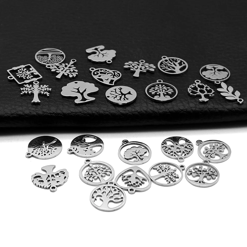 10 шт./лот металлические Плавающие Подвески из нержавеющей стали для