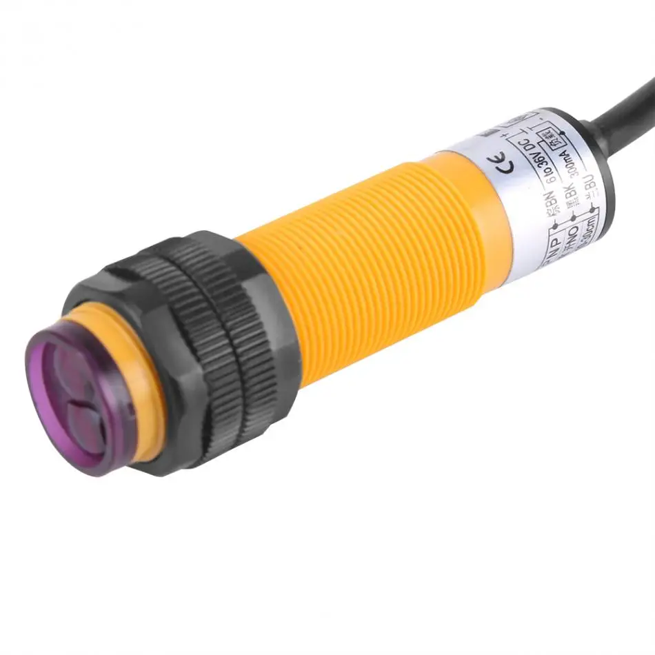 Фотоэлектрический сенсорный переключатель 3 провода постоянного тока 6 36 в PNP ИК