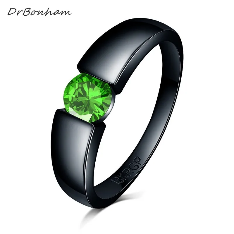 Очаровательное кольцо с камнем розовый синий желтый циркон для женщин и мужчин