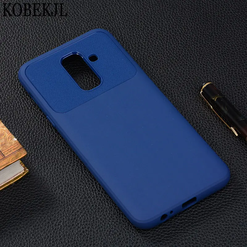 Для Samsung A6 Plus чехол Мягкая Матовая силиконовая задняя крышка сумка для телефона