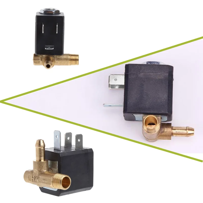 Cannula N/C AC 230V G1/8 &quotлатунный парогенератор воздуха водяной электромагнитный клапан