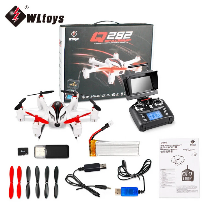 6 осевой Радиоуправляемый гексакоптер RTF WLtoys Q282G 5 8G FPV с камерой 2 МП|5.8g fpv|wltoys q282gwith