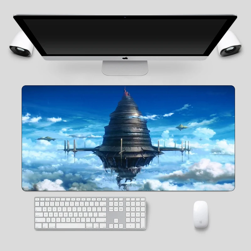 Gaming Mouse Pad Gamer Sword Art Online Large Anime Mousepad Grande Rubber Cartoon Keyboard Computer Office Laptop Desk Mat | Компьютеры и