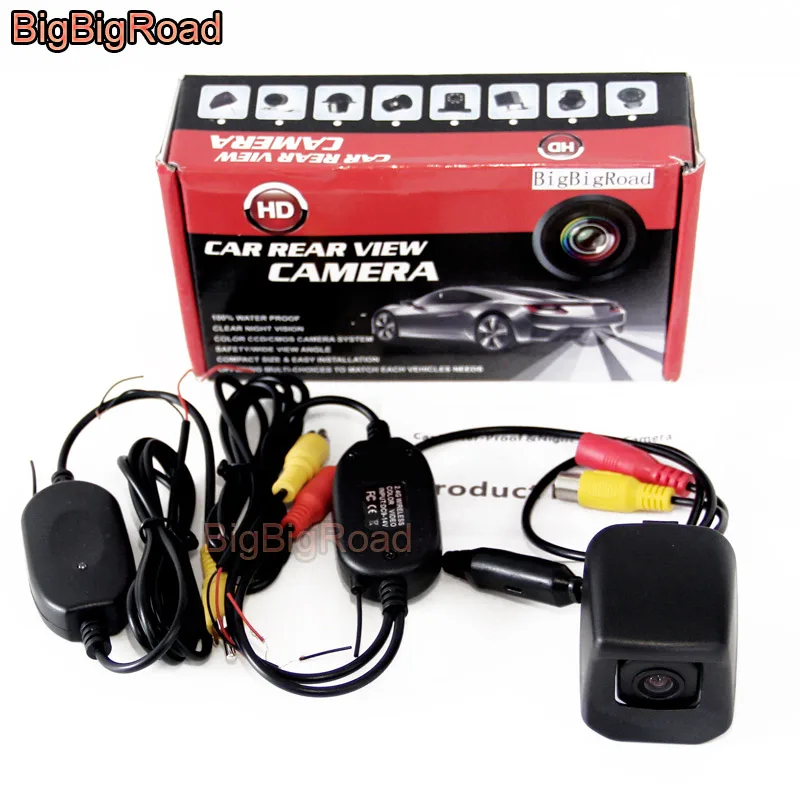 BigBigRoad Wireless Camera Car Rear View Reversing Night Vision Waterproof For Toyota Hilux 2010 -2017 Parking | Автомобили и