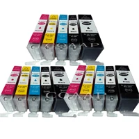 15pcs -- 3 Set PGI-580 CLI-581 совместимый чернильный картридж для принтера Canon принтерам PIXMA TS8150 TS8151 TS8152 TS9150 TS9155 TR7550 TS6150 принтер - Цвет: 15pcs -- 3 Set