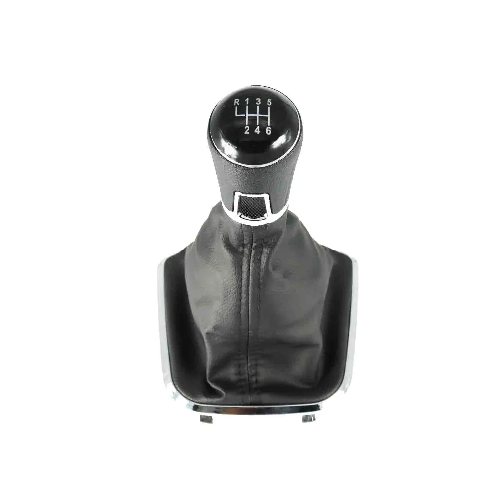 

For V W Polo 6C 2015 2016 2017 2018 New 6 Speed Gear Stick Gear Shift Knob Lever Leather Boot