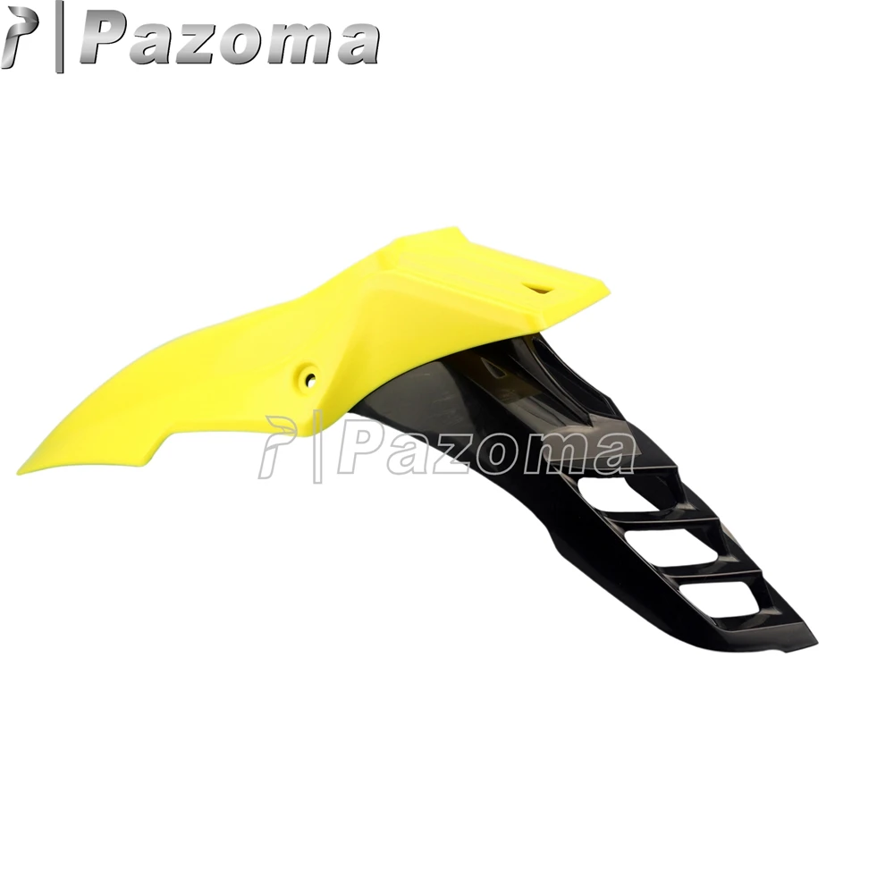 Желтое универсальное переднее крыло Supermoto для Suzuki DR650SE RMZ 250 450 DRZ 400 RM 85 125 RMX DR 200