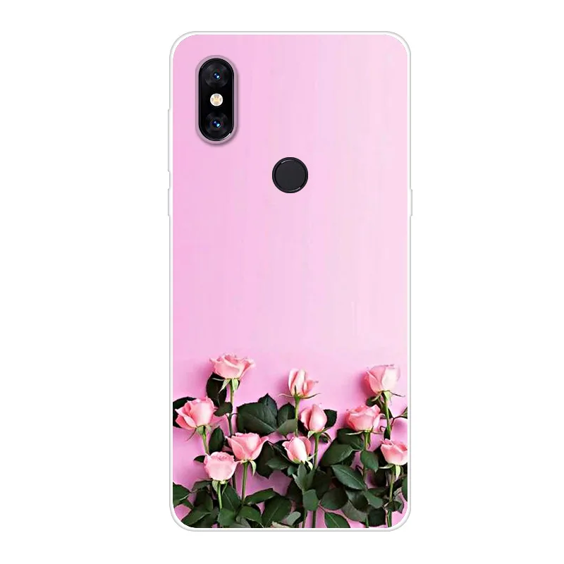 6.39&quot Coque For Xiaomi mi Mix 3 case Cartoon Painted Silicone soft Cases Mix3 back cover miMix battery shell | Мобильные