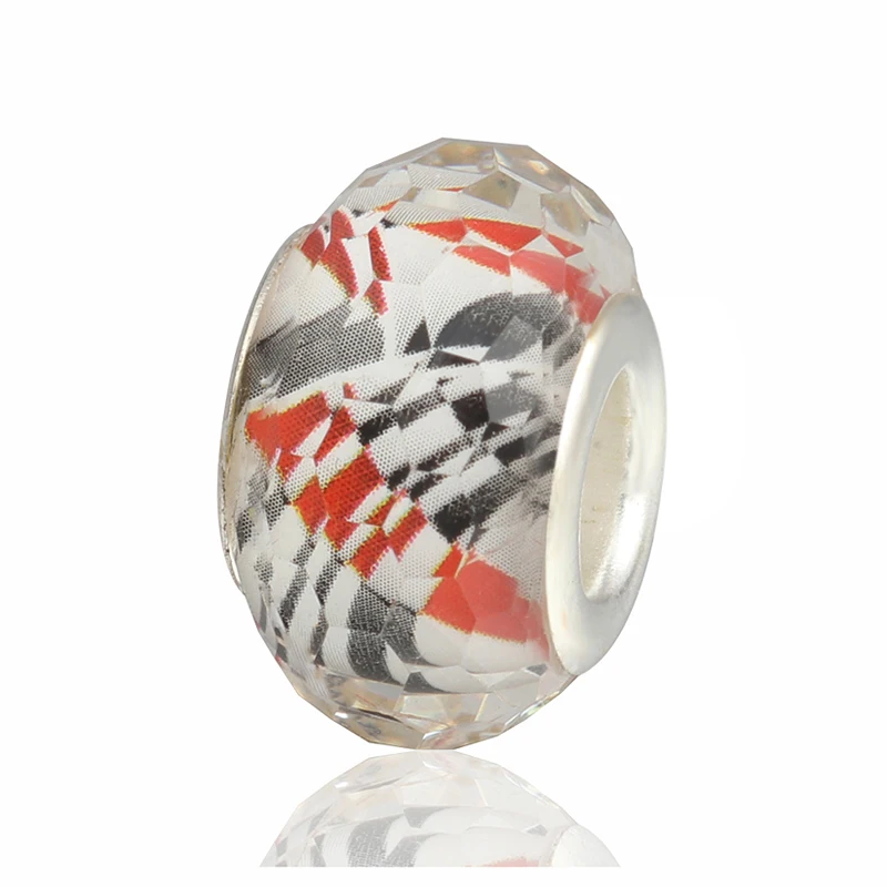 Бусина из муранского каучука высокого качества бусина для дома с цветами и