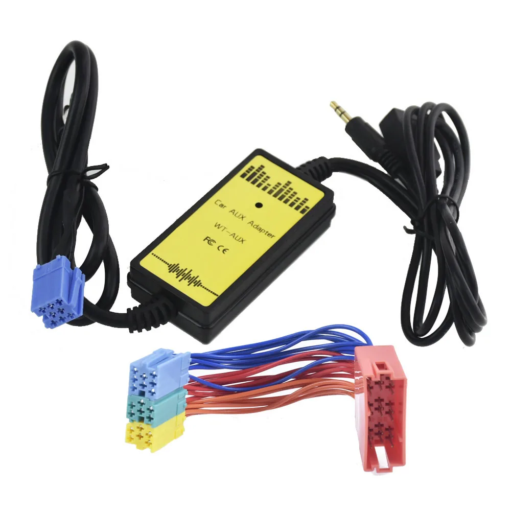 Автомобильный CD-адаптер MP3 аудиоинтерфейс AUX USB SD 12P подключение ...