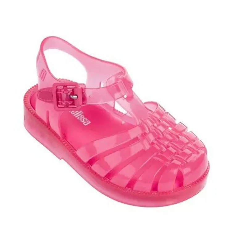 Melissa/прозрачные сандалии для девочек летние в римском стиле детские Melissa пляжная