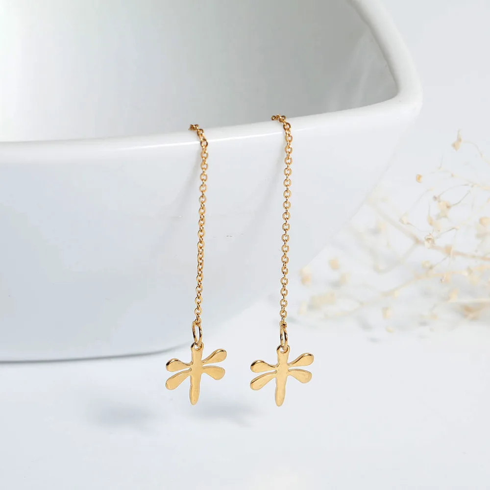 Женские серьги в виде стрекозы и морской звезды DoreenBeads 304 из нержавеющей стали