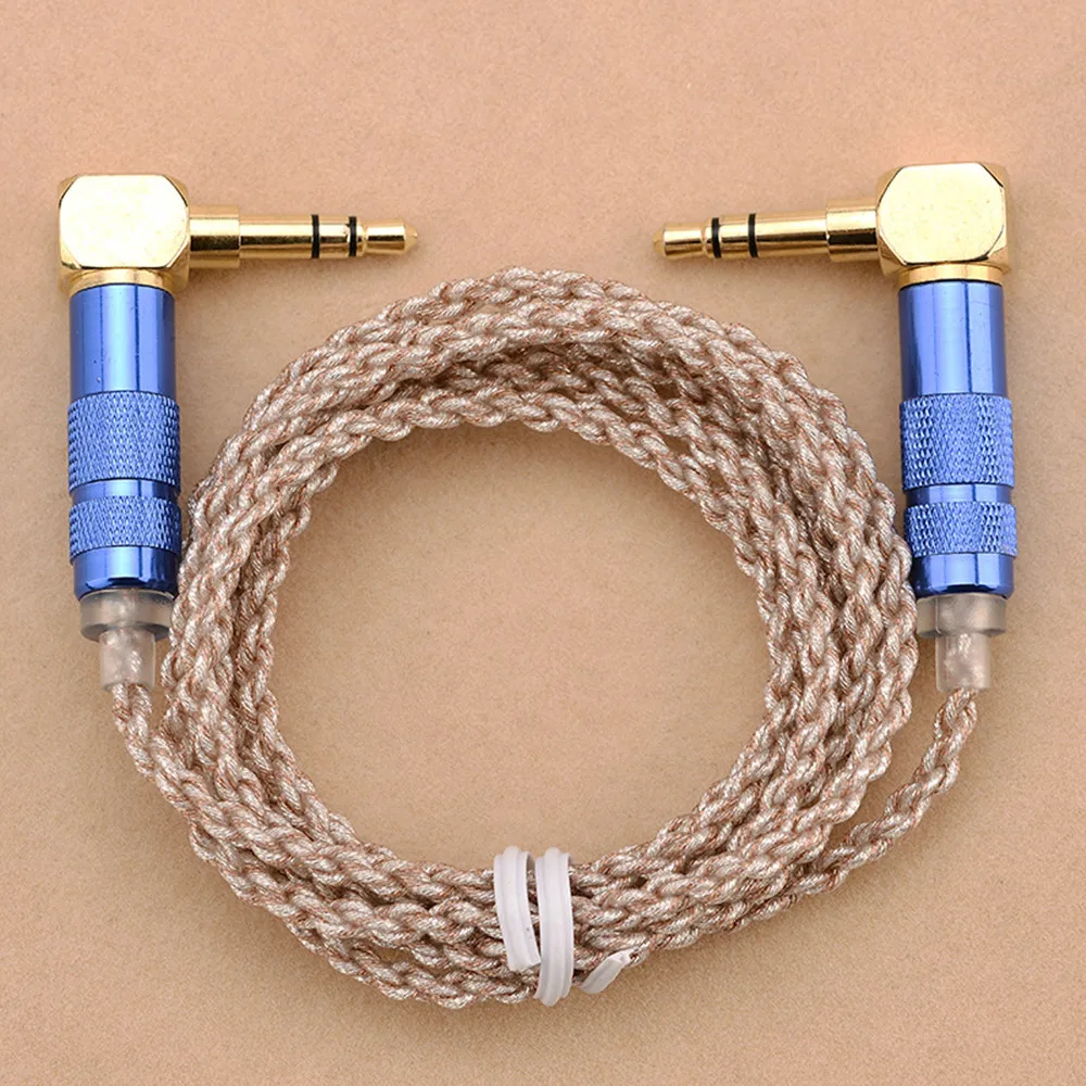 Hot Sales 1.2M FENGRU 10pcs/lot AUX Cable Male toMale Stereo Audio For Walnut V2/V2S/V3 Zishan Z1/Z2/Z3 Amplifier MP3 |