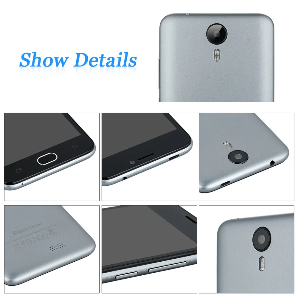 Blackview bv2000 mtk6735p четырехъядерные мобильные телефоны 5 0 &quotHD Экран Android 1 4G LTE смартфон
