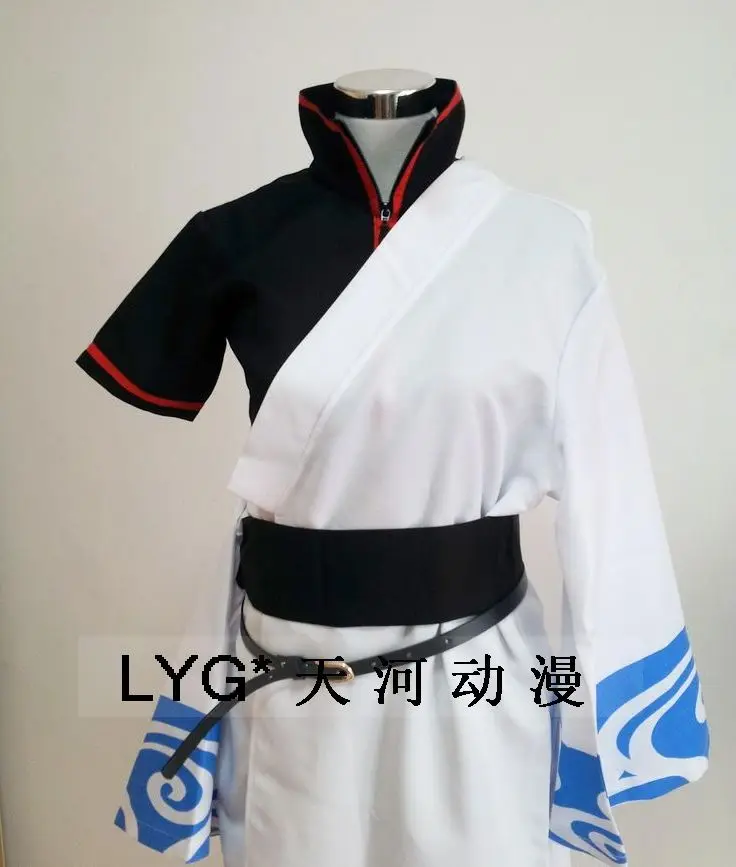 Хэллоуин аниме &quotгинтама&quot одежда Silver Soul костюм Саката гинтоки 5 in1 Полный Набор