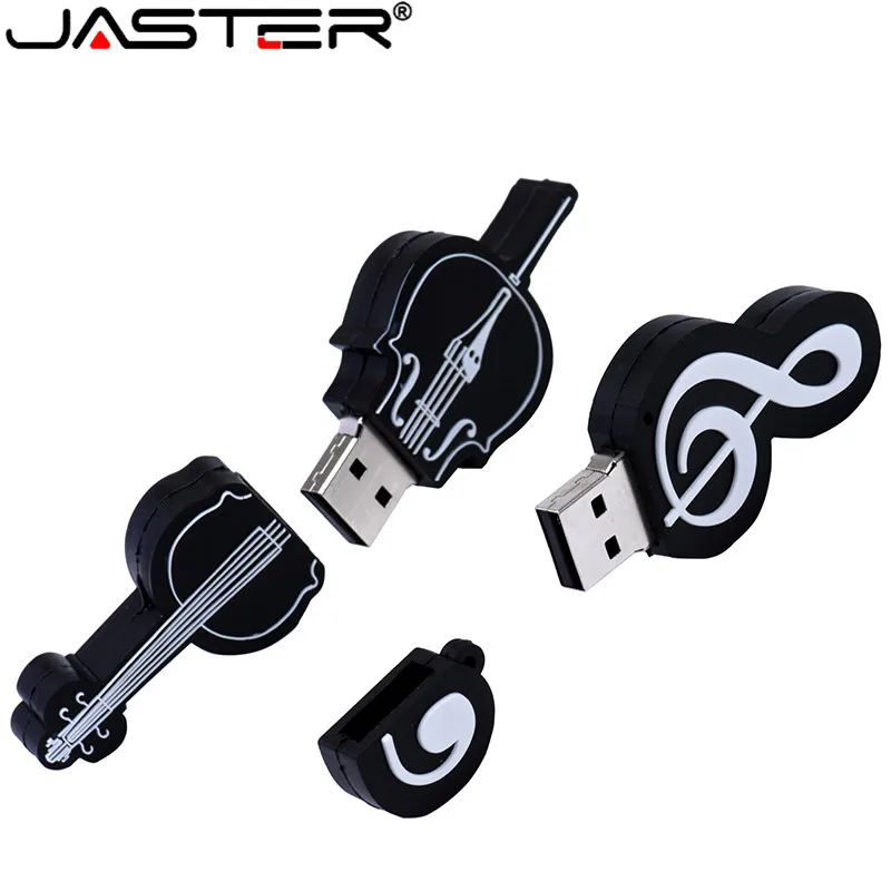 JASTER мультфильм мини музыкальный инструмент серии USB флэш-накопитель 8 ГБ 16 32 64 Гб
