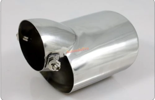 Сталь сзади глушитель Конец задние выпускная труба Накладка для Mitsubishi ASX RVR Outlander