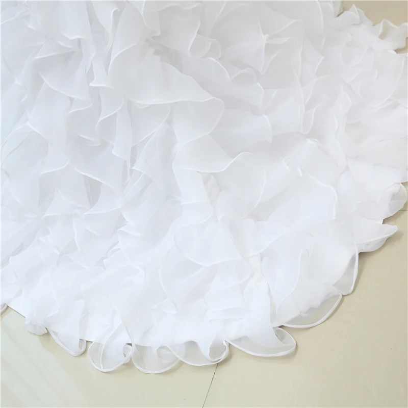 Модная линия Vestidos De Noiva Аппликация с халат, украшенный бисером De Mariage свадебное платье с оборками свадебные платья Casamento YN3300