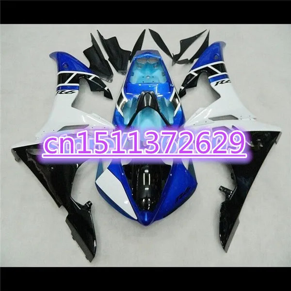 

Новый корпус обтекателя из АБС-пластика для YZF R6 2003 2004 2005 YZF-R6 03 04 05 синий черный белый YZFR6 600 03-05 комплект обтекателей