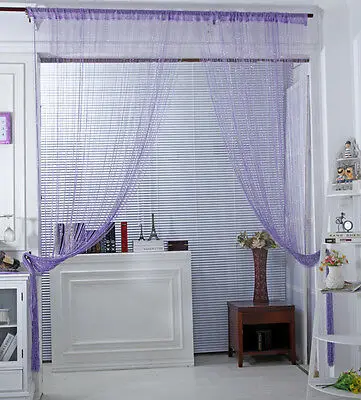 Новая мода дверь окно шнура кисточкой разделитель занавесок хрустальные бусины