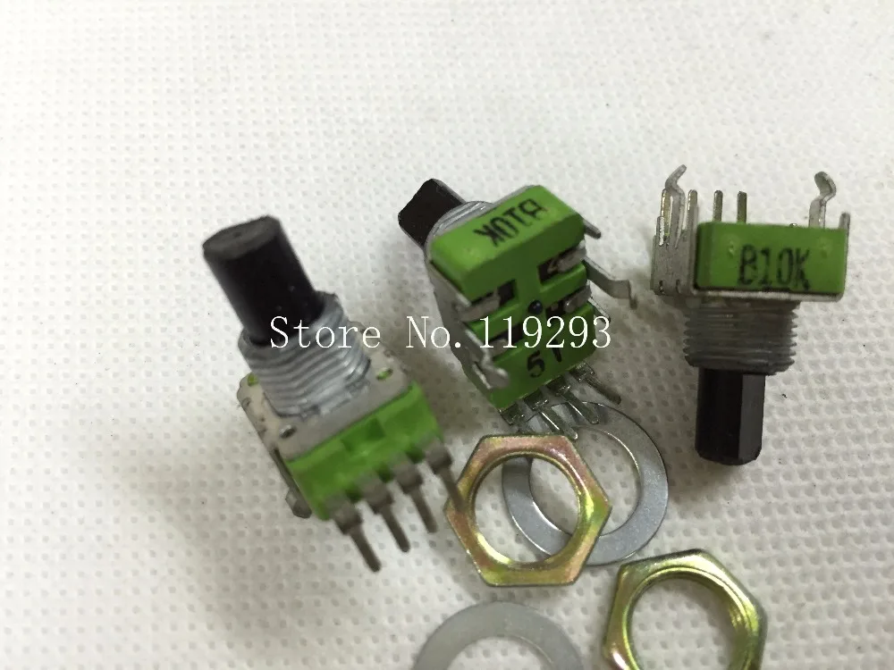 

[BELLA]taiwan ALPHA potentiometer RK11K Series legs with a gong sound dental instruments B10K Potentiometer-50PCS