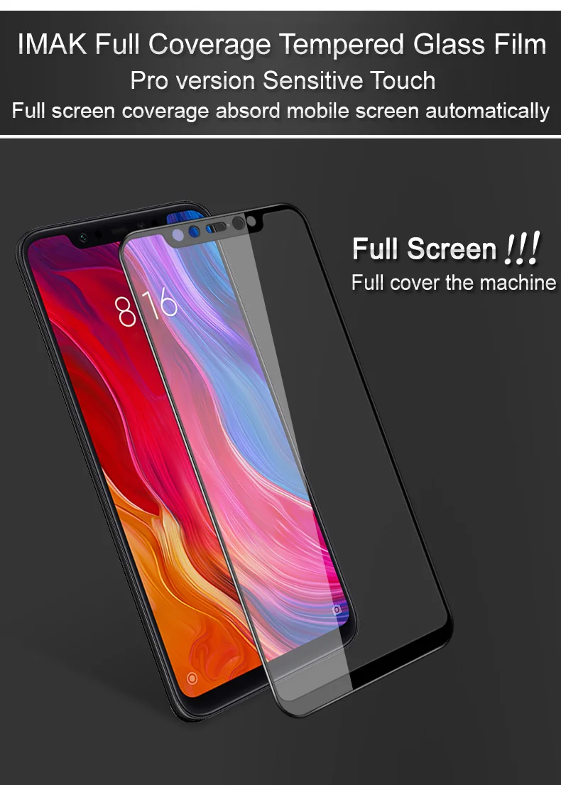 Xiaomi mi 8 закаленное стекло Xiaomi mi 8 se Стекло Benks горячего изгиба VPRO 0,3 мм 3D с загнутыми краями на весь экран Экран протектор для Xiaomi mi 8 M8