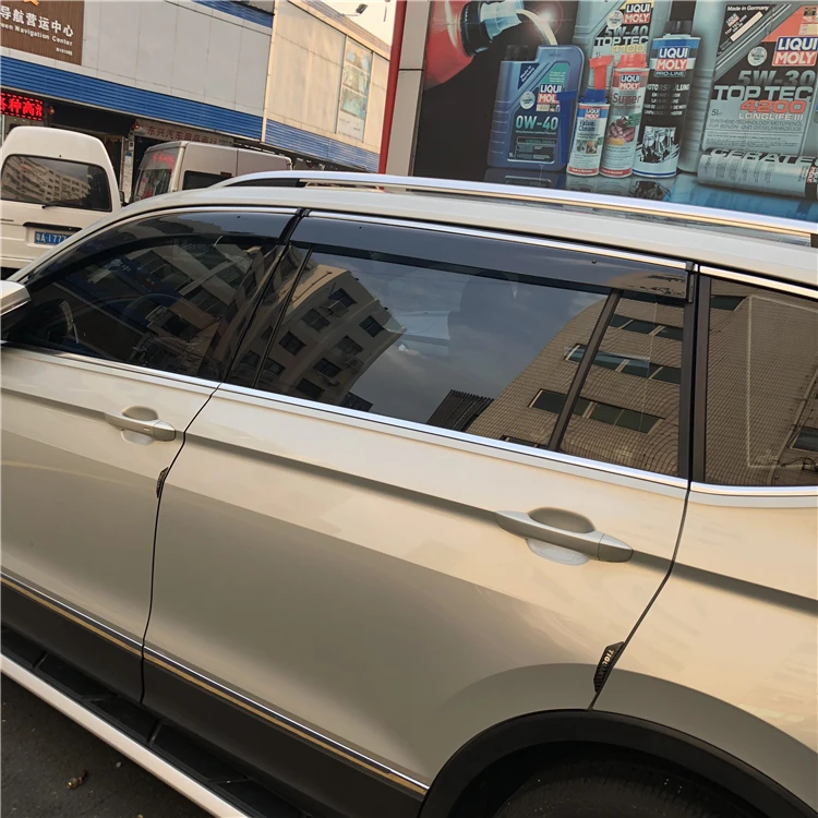 Защитный козырек для окон TIGUAN L пластиковый защитный от солнца и дождя Volkswagen