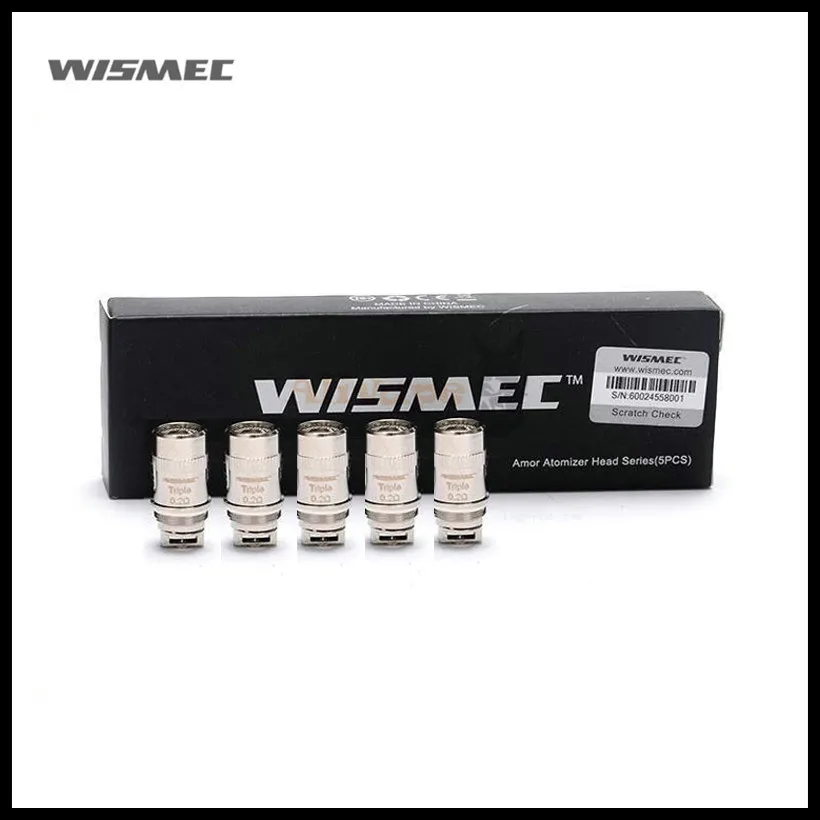 5 шт./лот оригинальный wismec reux мини катушка triple катушки 0.2ohm Fit Amor мини-форсунки/Predator