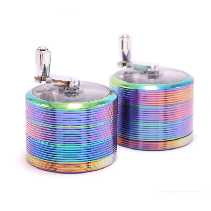 Новый большой 63 мм Ледяной Синий ручной Балансирующий полосатый шлифовальный