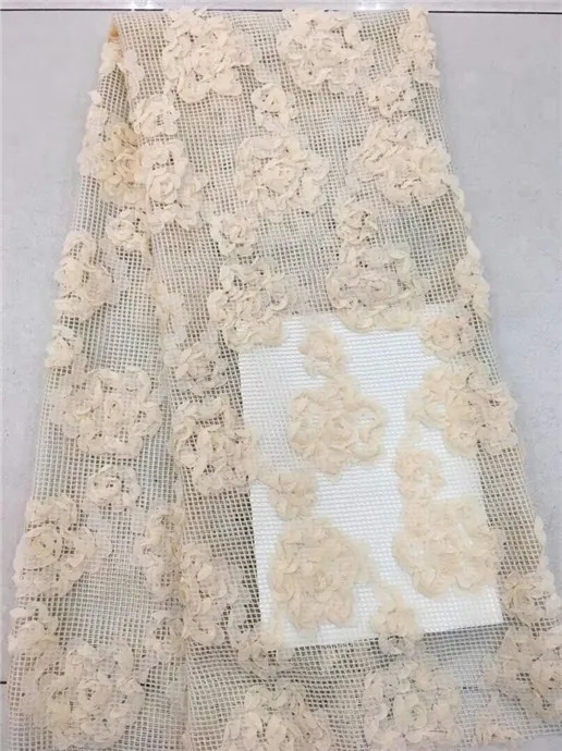 Белая кружевная ткань с аппликацией из бисера высокое качество новейшая