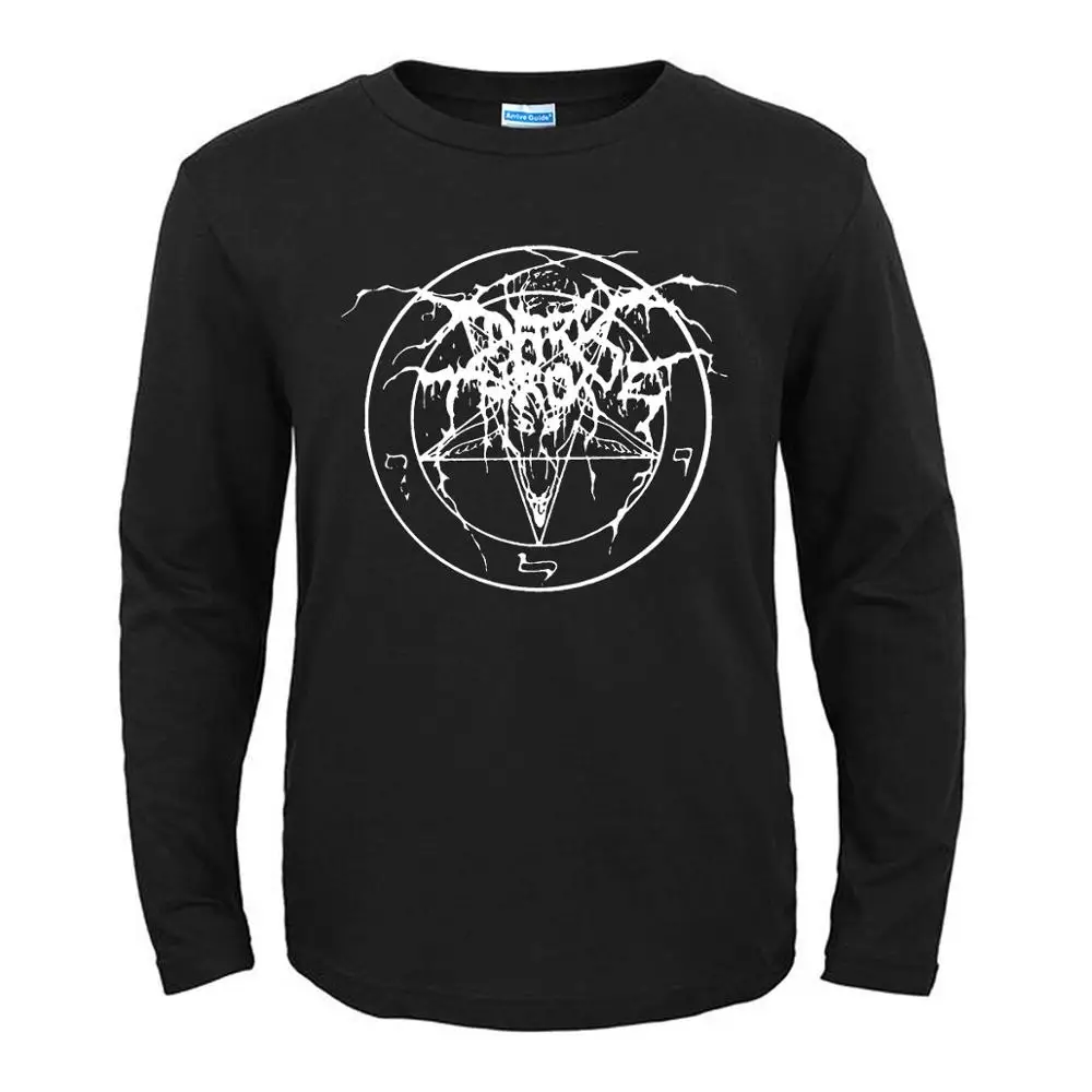 8 дизайнов Darkthrone рок рубашка 3D фитнес Hardrock тяжелый темный металл панк Хлопок Уличная длинные рукава черная футболка - Цвет: 2