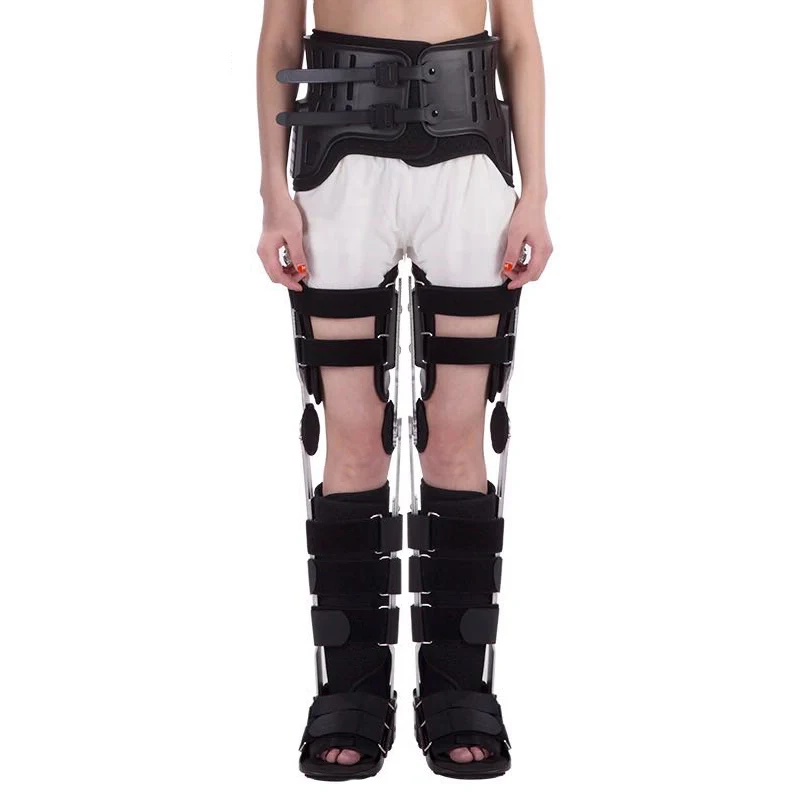 Взрослые оба ноги HKAFO с прогулочными сапогами бедра колена лодыжки ортоз|Брекеты