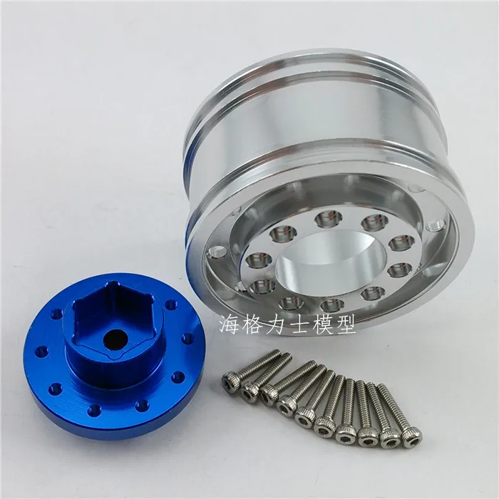 Задние широкие Литые колеса/обода (2) для 1/14 масштабе Радиоуправляемый трактор