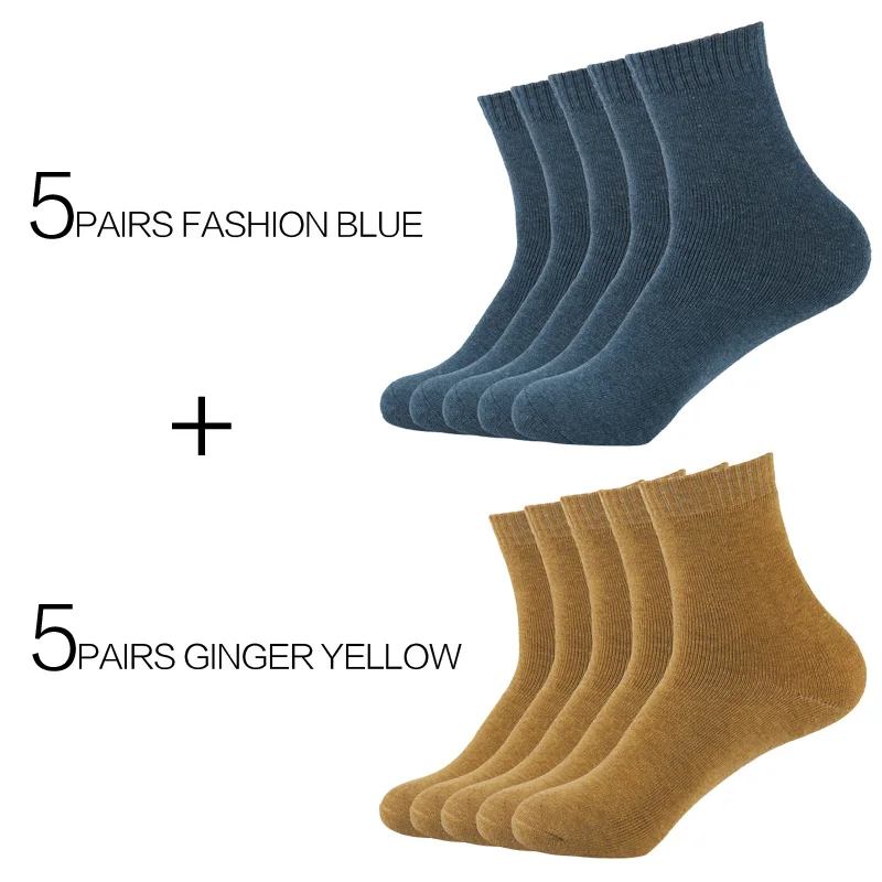 10PAIRS GROUP P 10 пар/лот Eur36-42 женские зимние утепленные махровые носки женские теплые хлопковые носки - Цвет: 10PAIRS GROUP P