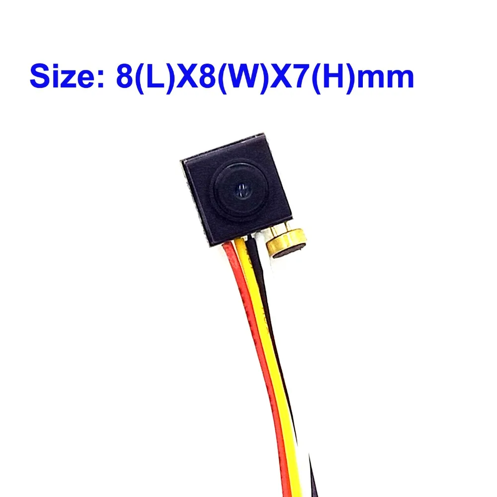 1000TVL CCTV мини камера видеонаблюдения с аудио объективом f3.6mm Мини для домашней