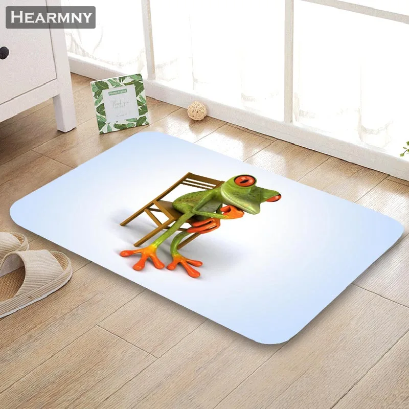 Новое поступление коврик HEARMNY домашний в виде лягушки машинного изготовления