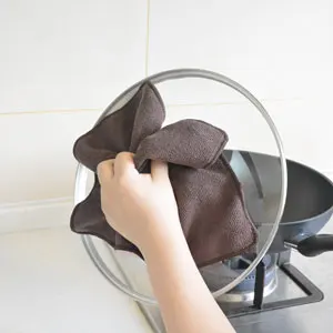 Sinland домашняя салфетка для посуды из микрофибры, кухонные чистящие салфетки, впитывающее полотенце для мытья посуды, быстрая сушка, 12 шт., 1" x 12", новинка