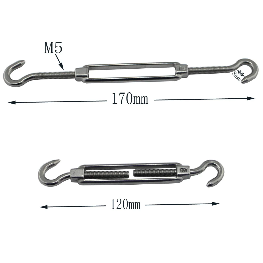Hardware Fittings Accessories Stainless Steel 304 Awning Accessories Telescopic Basket Screws 14CM