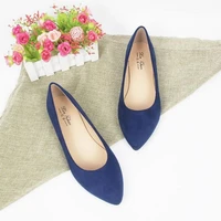 spring autumn pointed fashion shallow mouth flat shoes female large size shoes 41 43 44 small size 31 33 34 pregnant women shoes