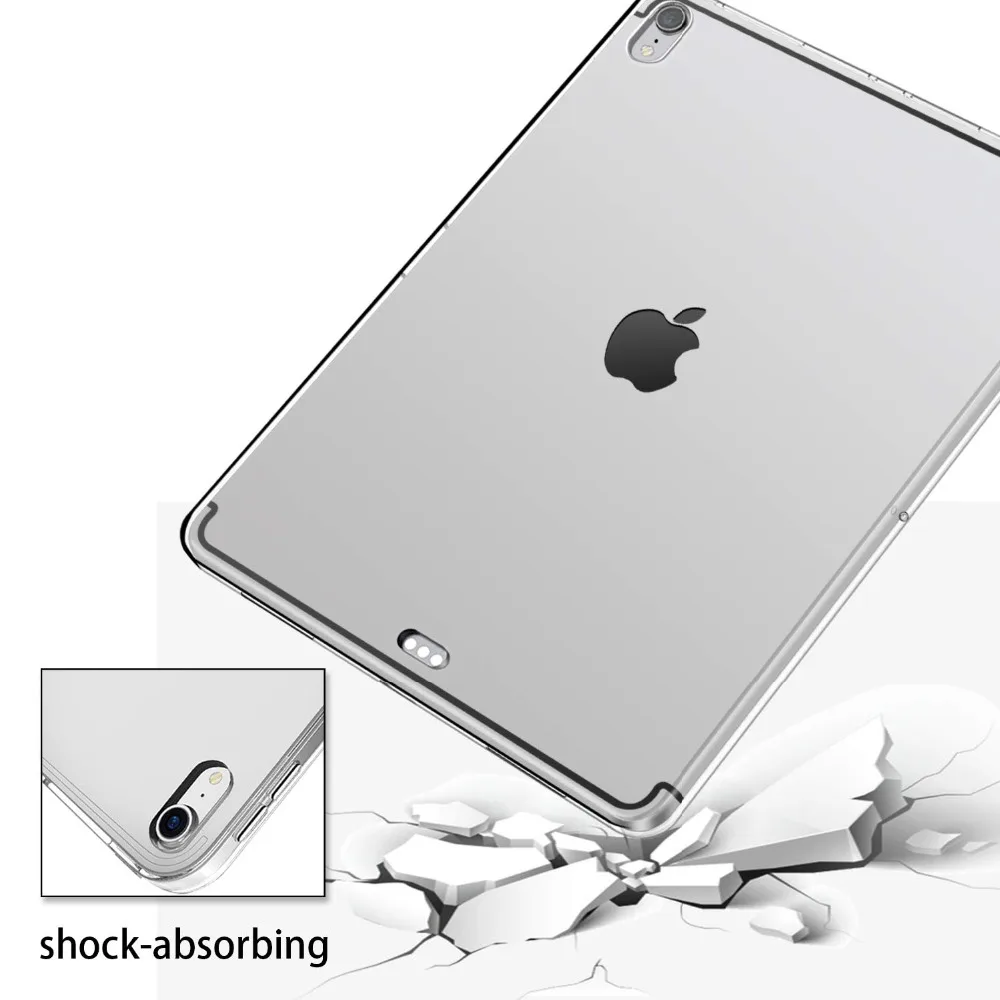 Для Apple iPad Pro 11 2018 ультратонкий прозрачный мягкий силиконовый защитный чехол из