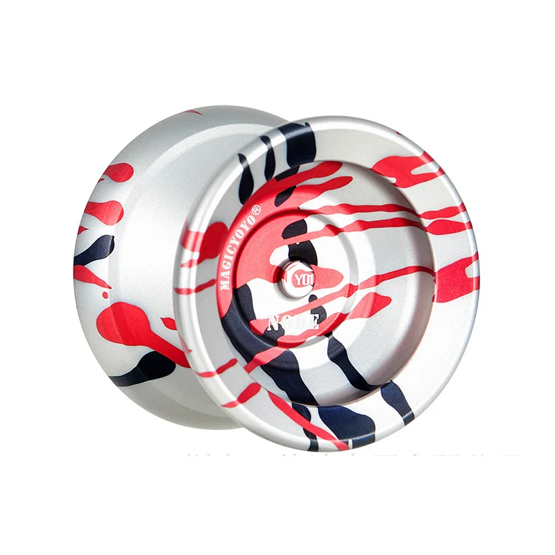 Silver black red Оригинальные Классические детские игрушки MAGICYOYO Y01-NODE, устойчивые к падению, легко управляемые йо-йо с веревкой из чистого полиэстера - Цвет: Silver black red