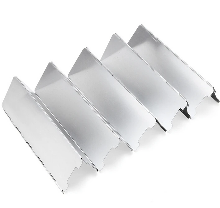 10 тарелок Складная напольная кухонная плита для кемпинга газовая ветряные