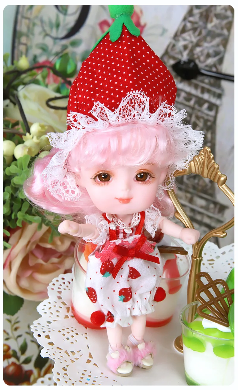 Мечта фея 1/12 BJD кукла DODO кукла 14 см мини кукла 26 шарнир тело милый детский подарок игрушка Ангел Кукла-сюрприз, ob11