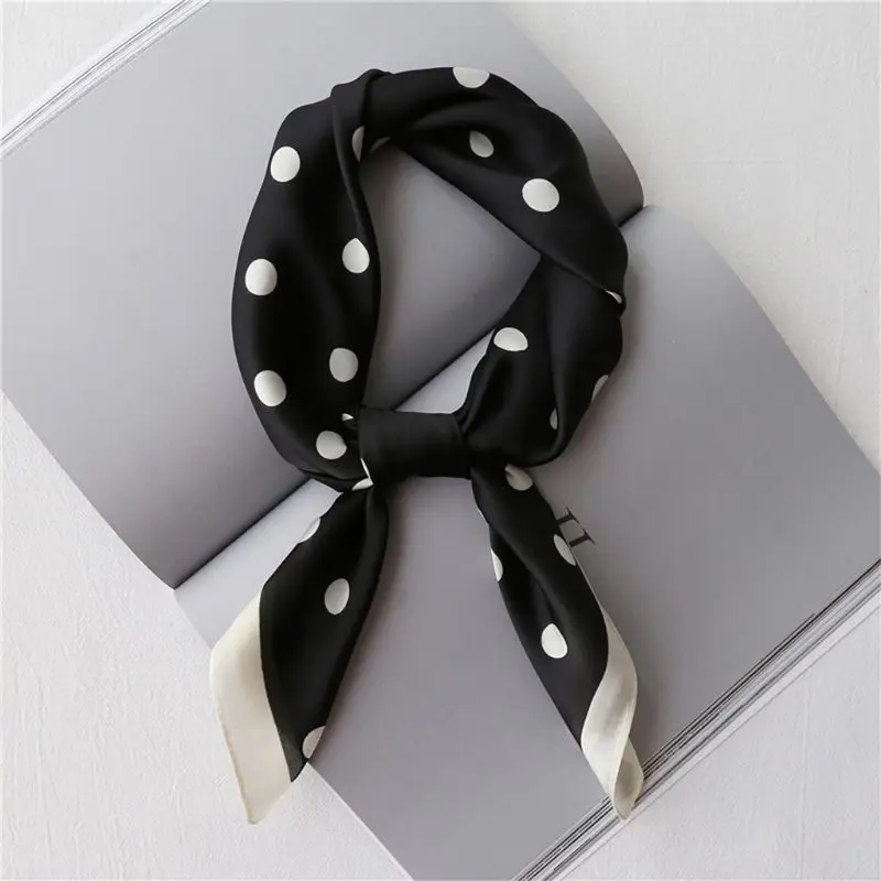 Женская сумка из искусственного шелка с квадратным вырезом шарф милый