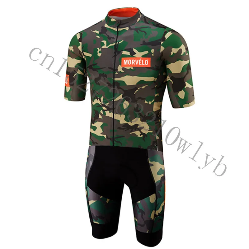 2019 Morvelo футболка с коротким рукавом велокостюм шорты наборы дышащая