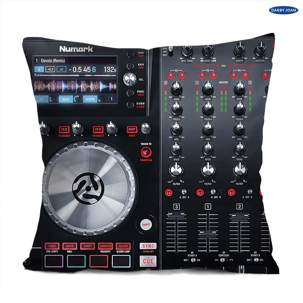 Наволочка для подушки NUMARK DJ с музыкальным управлением, Наволочка на молнии 1" 16" 1" 20" 24"