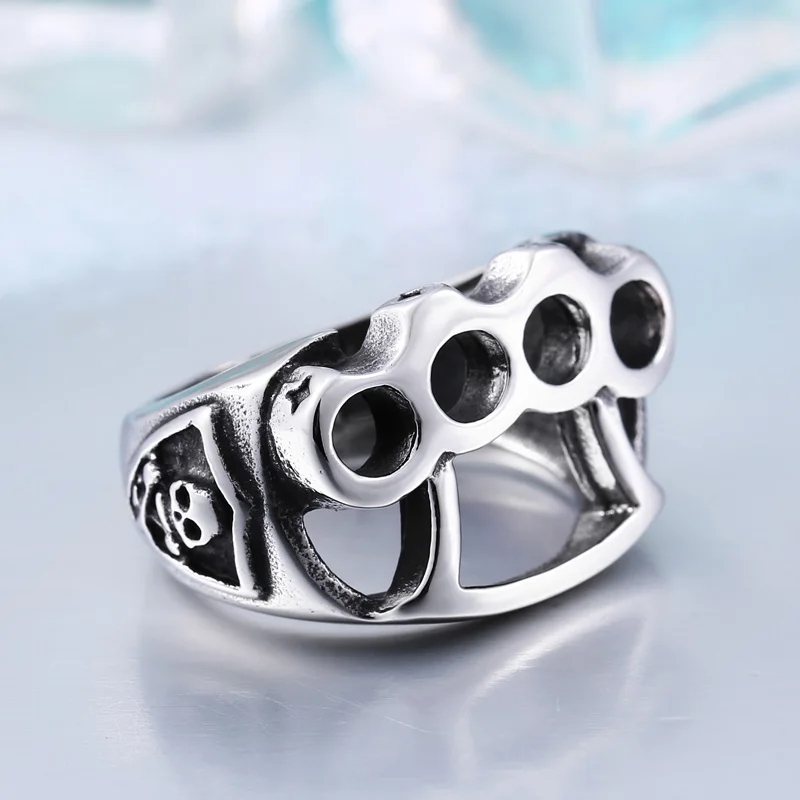 Mcllroy стальное кольцо для мужчин тяжелый металлический браслет нержавеющая сталь